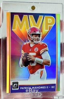 /10 Patrick Mahomes Gold Prizm Ssp 2019 Optic Mvp Super Bowl LIV Chiefs