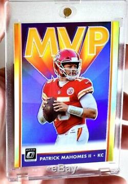 /10 Patrick Mahomes Gold Prizm Ssp 2019 Optic Mvp Super Bowl LIV Chiefs