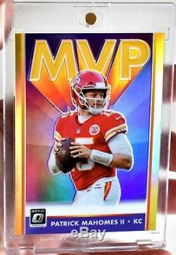 /10 Patrick Mahomes Gold Prizm Ssp 2019 Optic Mvp Super Bowl LIV Chiefs