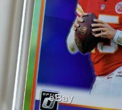 /10 Patrick Mahomes Gold Prizm Ssp 2019 Optic Mvp Super Bowl LIV Chiefs