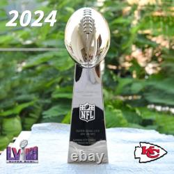 14 Kansas City Chiefs 2024 Vince Lombardi Trophy Super Bowl 58 LVIII Trophy