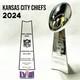 14'' Kansas City Chiefs Vince Lombardi Trophy Super Bowl 58 Lviii Trophy 2024