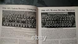 1966 Afl Championship Game Program In Buffalo Vs Kc Chiefs To Play Superbowl I