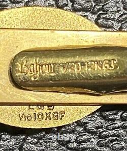 1966 Super Bowl I Press Pin / Tie Clasp / Clip Green Bay Packers KC Chiefs