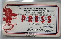 1967 SUPER BOWL I Pass Ticket Green Bay Packers Top K. C. Chiefs Bart Star MVP Mt