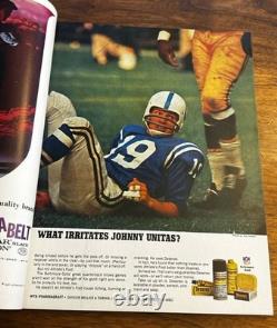 1967 Super Bowl 1 Program NFL Chiefs Packers Bart Starr