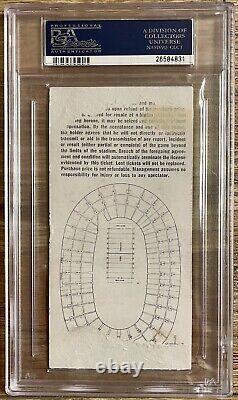 1967 Super Bowl 1 Ticket Stub 1/15/67 Chiefs/packers Mvp-bart Starr/lombardi Psa