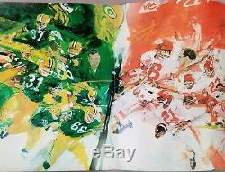 1967 Super Bowl I Program Kansas City Chiefs vs Green Bay Packers Original