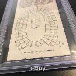 1967 Super Bowl I Ticket Stub Gold Variant PSA FR 1.5 Chiefs Packers AFL NFL