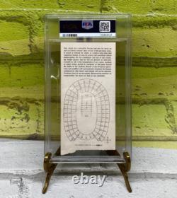 1967 Super Bowl I Ticket Stub Packers Chiefs Bart Starr MVP Gold Variant PSA 5