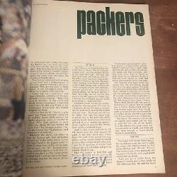 1967 Super Bowl Program Chiefs Packers