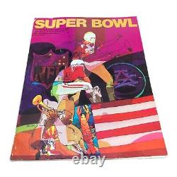 1969-1970 NFL Football Super Bowl 4 IV Championship Game Program Chiefs Vikings