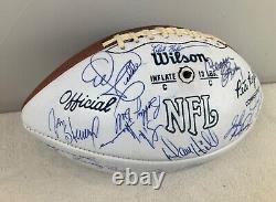 1969-70 Kansas City Chiefs Team Signed Football Super Bowl IV Champions