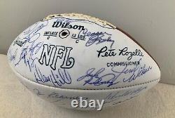 1969-70 Kansas City Chiefs Team Signed Football Super Bowl IV Champions