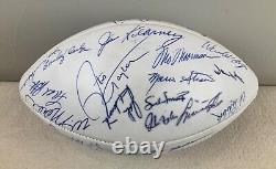 1969-70 Kansas City Chiefs Team Signed Football Super Bowl IV Champions