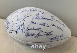 1969-70 Kansas City Chiefs Team Signed Football Super Bowl IV Champions