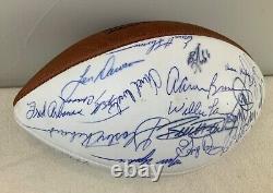 1969-70 Kansas City Chiefs Team Signed Football Super Bowl IV Champions