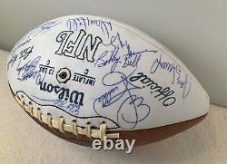 1969-70 Kansas City Chiefs Team Signed Football Super Bowl IV Champions