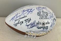 1969-70 Kansas City Chiefs Team Signed Football Super Bowl IV Champions