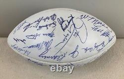 1969-70 Kansas City Chiefs Team Signed Football Super Bowl IV Champions