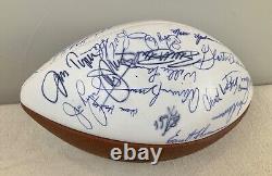 1969-70 Kansas City Chiefs Team Signed Football Super Bowl IV Champions