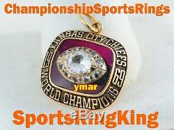 1969 Kansas City Chiefs Championship Super Bowl 14k Gold Pendant Ring Top