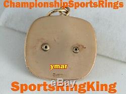 1969 Kansas City Chiefs Championship Super Bowl 14k Gold Pendant Ring Top