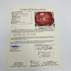 1969 Kansas City Chiefs Super Bowl IV Champions Team Signed Helmet Jsa Coa