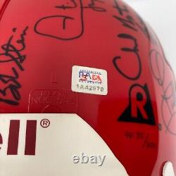 1969 Kansas City Chiefs Super Bowl IV Champions Team Signed Helmet Jsa Coa