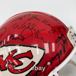 1969 Kansas City Chiefs Super Bowl IV Champions Team Signed Helmet Jsa Coa