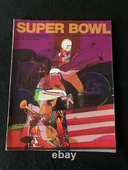 1970 Super Bowl IV NFL Football Program KANSAS CITY CHIEFS VS MINNESOTA VIKINGS