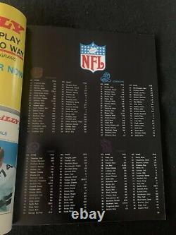 1970 Super Bowl IV NFL Football Program KANSAS CITY CHIEFS VS MINNESOTA VIKINGS