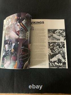 1970 Super Bowl IV NFL Football Program KANSAS CITY CHIEFS VS MINNESOTA VIKINGS