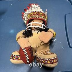 1983 NFL Huddles Kansas City Chiefs Mascot Doll- Tudor GamesSuper Bowl Chiefs