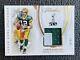 1/1! Aaron Rodgers 2020 Flawless 2 Color Super Bowl Swatches Jersey #d 25/25