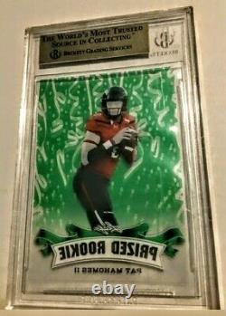 1/1 Patrick Mahomes 2017 Leaf Prized Rookie Proof Bgs Chief Super Bowl Mvp Goat