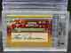 2007 National Treasures Len Dawson Super Bowl Cut Signature Auto #35/50 Bgs 9/10