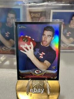 2013 Topps Chrome Black Refractor #118 Travis Kelce 292/299 (RC)? (centered)