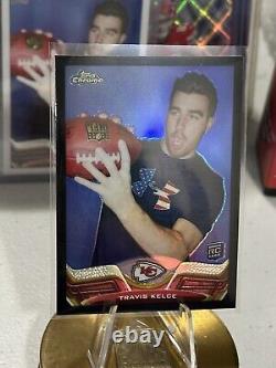 2013 Topps Chrome Black Refractor #118 Travis Kelce 292/299 (RC)? (centered)