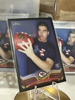 2013 Topps Chrome Black Refractor #118 Travis Kelce 292/299 (RC)? (centered)