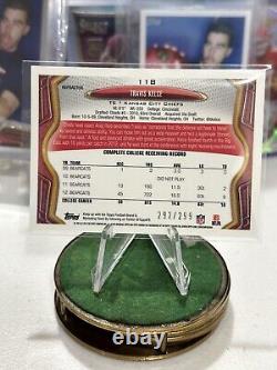 2013 Topps Chrome Black Refractor #118 Travis Kelce 292/299 (RC)? (centered)