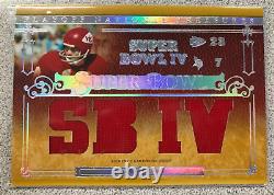 2015 Len Dawson Topps Auto (1969 Anniversary) Super Bowl IV SB-LD KC Chiefs MVP