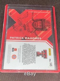 2017 Panini Elite Patrick Mahomes RC Rookie Auto /50 KC Chiefs Super Bowl MVP