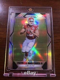 2017 Panini Prizm Football Patrick Mahomes Prizm Silver Rookie Chiefs Super Bowl