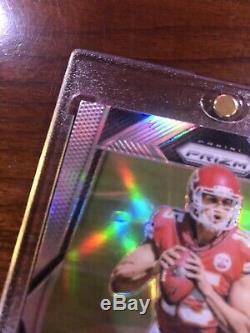 2017 Panini Prizm Football Patrick Mahomes Prizm Silver Rookie Chiefs Super Bowl