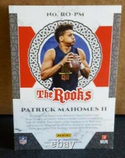 2017 Patrick Mahomes II Panini The Rooks Kansas City Chiefs Nfl-super Bowl Mvp