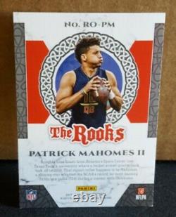 2017 Patrick Mahomes II Panini The Rooks Kansas City Chiefs Nfl-super Bowl Mvp