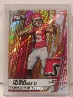 2017 Patrick Mahomes The National Gold Sparkle Rookie Kc Logo 1/10 Chiefs Mvp