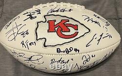 2019 2020 Kansas City Chiefs Super Bowl LIV Signed Autographed Football RARE