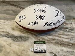 2019 2020 Kansas City Chiefs Super Bowl LIV Team Signed Football NO RESERVE